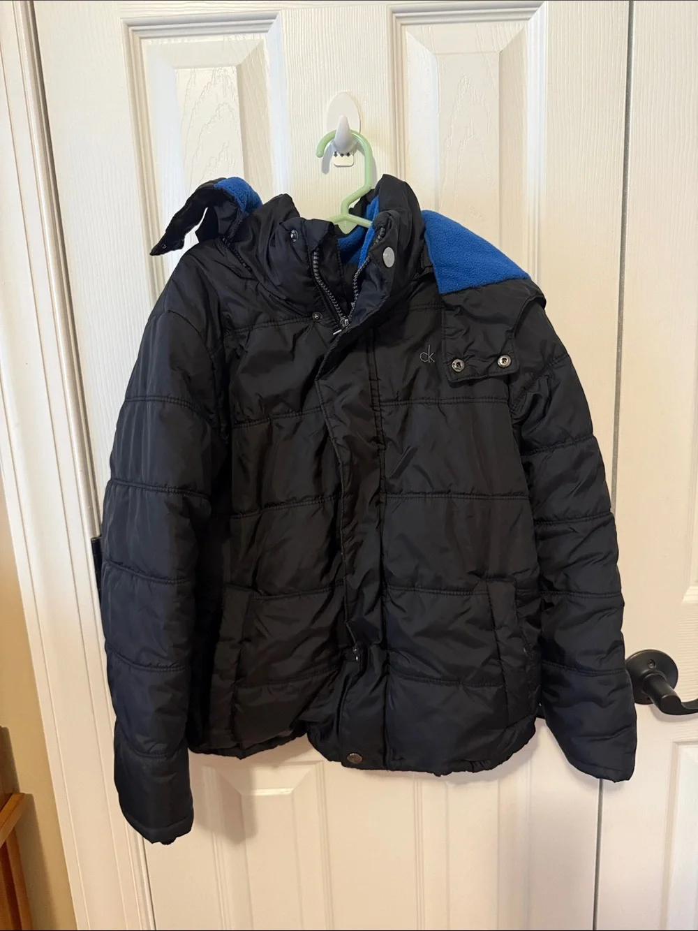 Calvin Klein Black Puffer Jacket size 8 boys